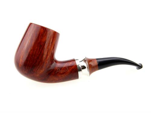 进口意大利Ascorti大师石楠木手工烟斗Nus Silver Spigot纯银9mm