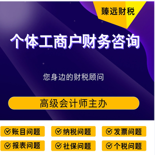 个体工商户 个独 合伙企业财务咨询 税务咨询 会计问题咨询