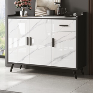 2026新款实木餐边柜一体靠墙客厅边柜酒柜茶水柜厨房碗柜储物柜子