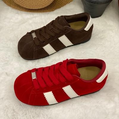 舒适休闲鞋复古女款2025新款