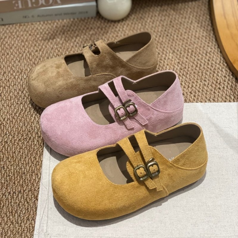 复古玛丽珍勃肯鞋女2026春季新款平底休闲圆头搭扣百搭软底单鞋女,女鞋,勃肯鞋/软木鞋,淘宝优惠券,粉丝福利购,淘宝优惠卷