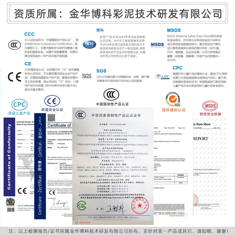 半透明免烤软陶泥玩具透白泥聚合物黏土polymer clay儿童彩泥玩具