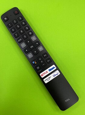 英文原装TCL智能LED4K电视C725 825 P725 RC901V FAR1语音遥控器