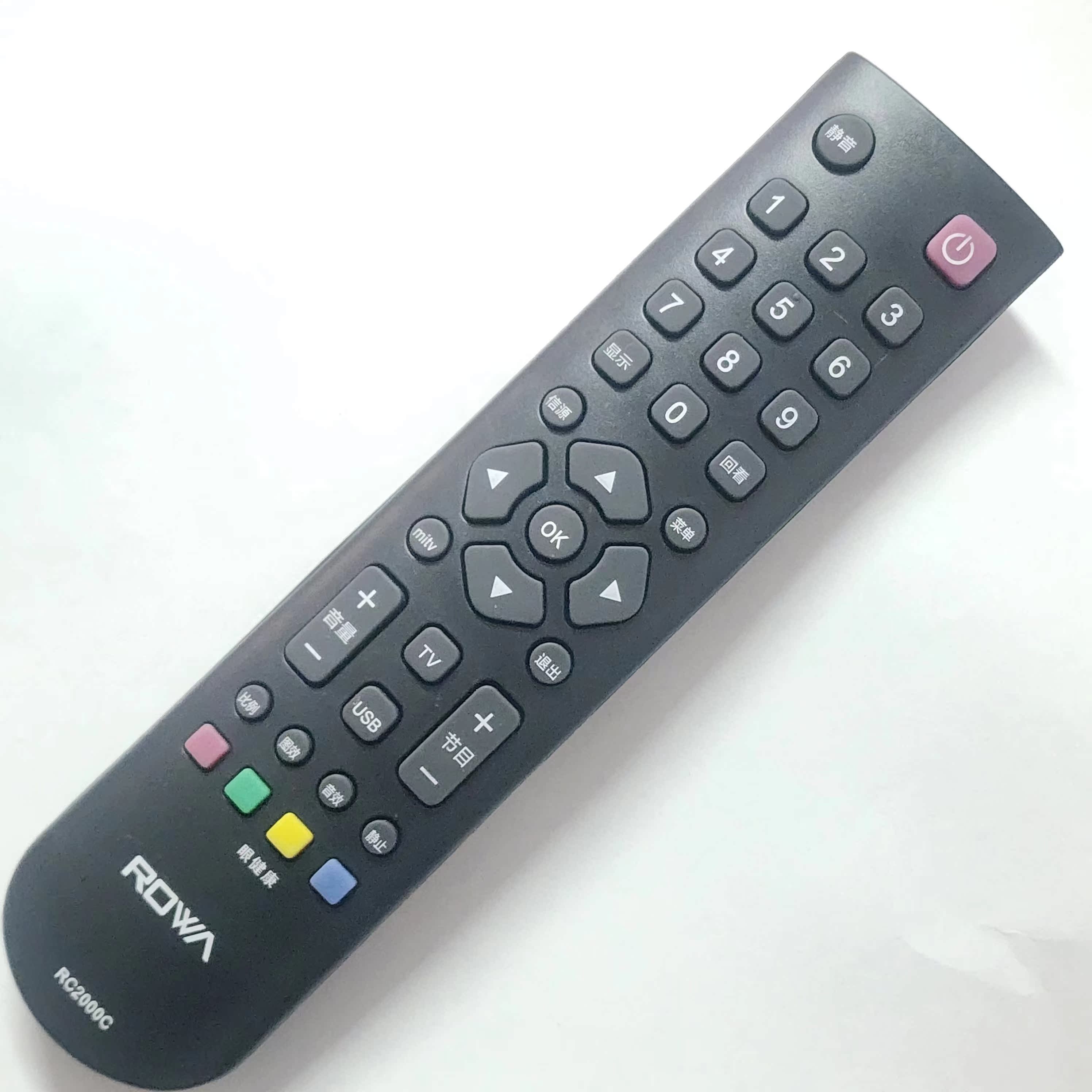 Rowa乐华乐华电视RC2000C遥控器