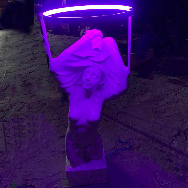 酒吧发光人物雕塑摆件商场服装酒餐吧KTV店大厅过道装饰