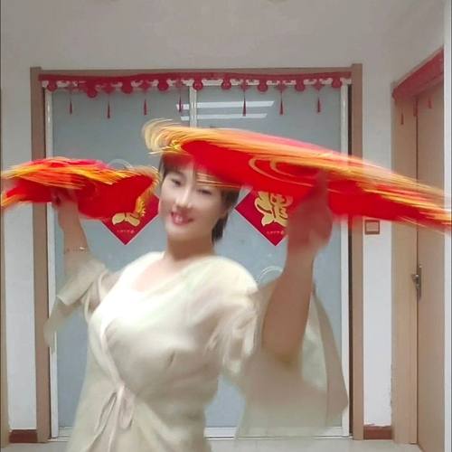 舞蹈手绢秧歌手帕八角巾二人转