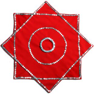 二人转考级加厚秧歌舞蹈手绢手巾花广场舞手帕方巾八角巾麻纱手绢