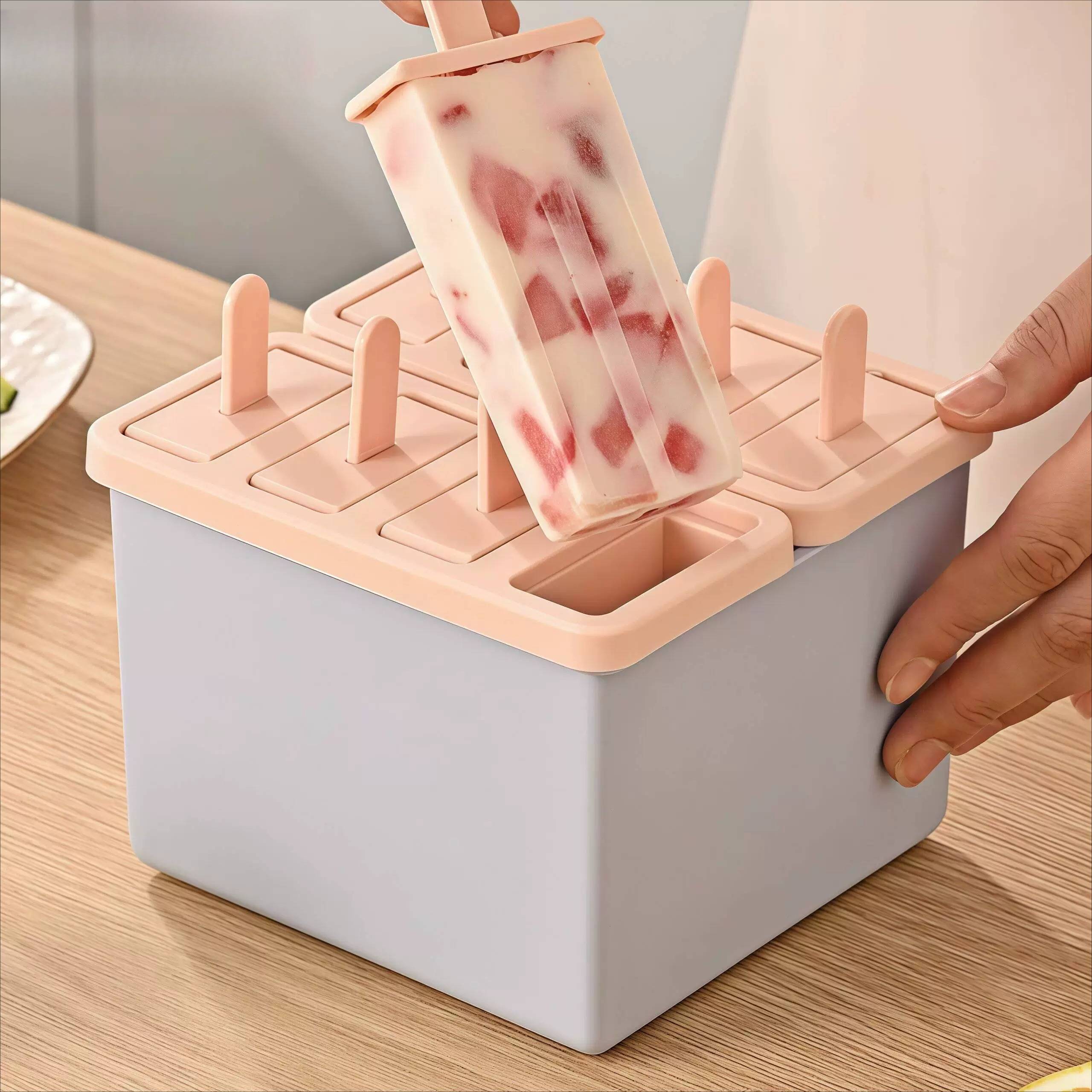 冰棍雪糕模具食品级带盖家用做冰棒冻冰块盒的磨具自制冰淇淋神器