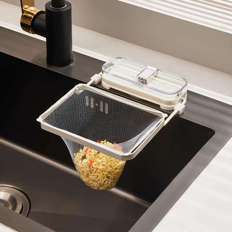 日式厨房水槽垃圾过滤网架吸盘式水池洗碗池剩饭剩菜防堵沥水网架