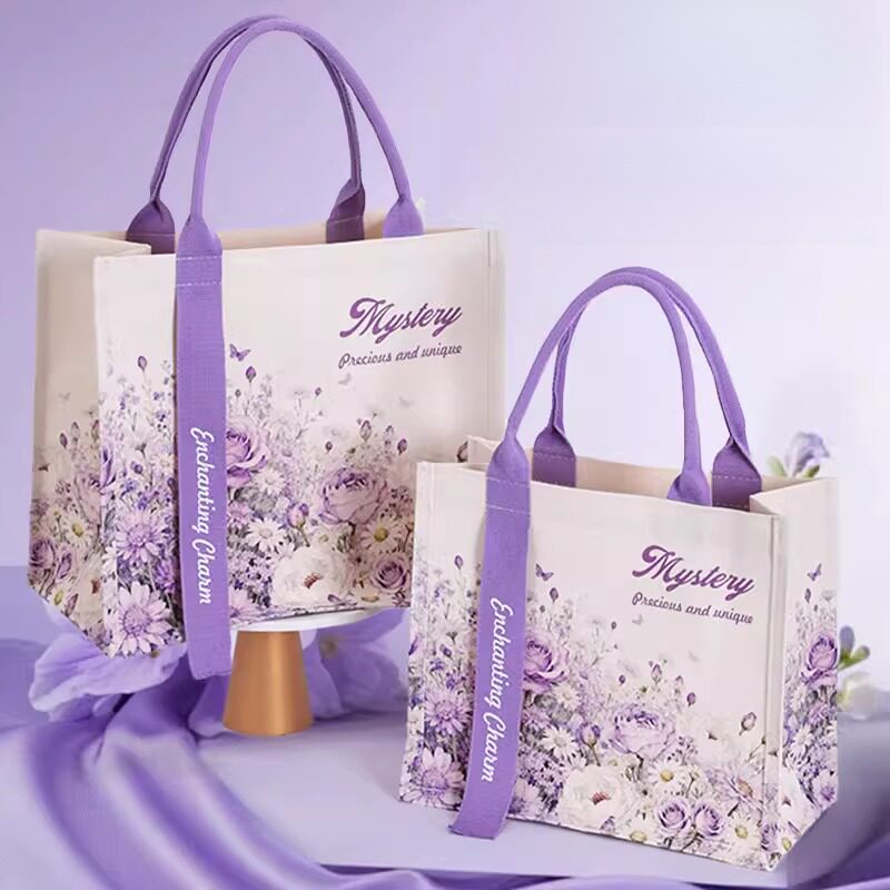 礼品袋帆布包定制时尚外出环保帆布袋手提通勤环保袋子礼物袋