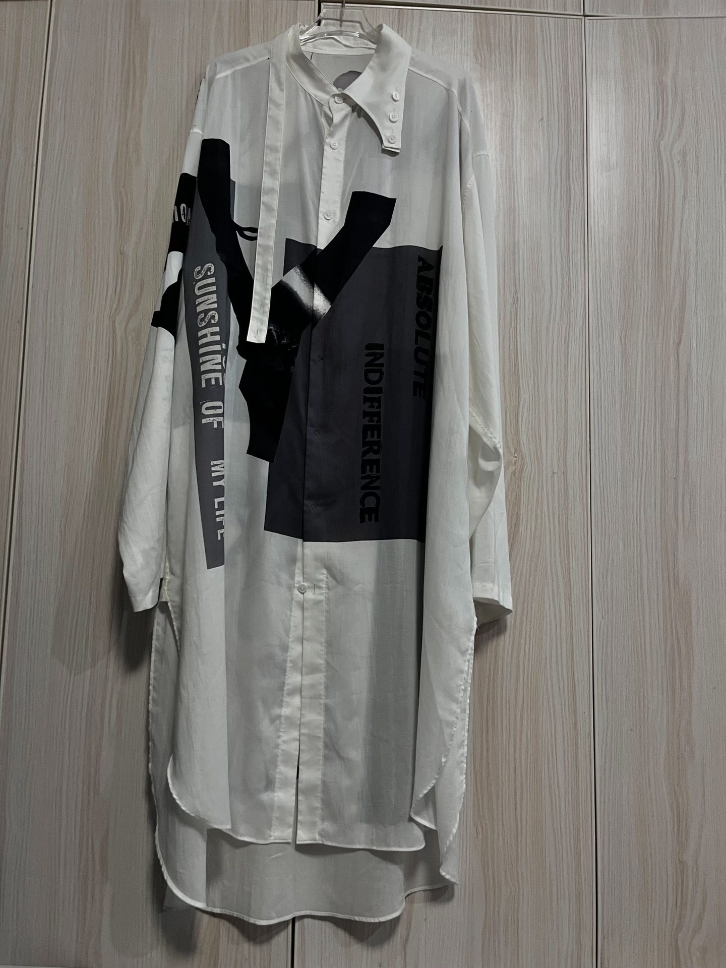 Yohji Yamamoto 25ss Portrait Print Shirt