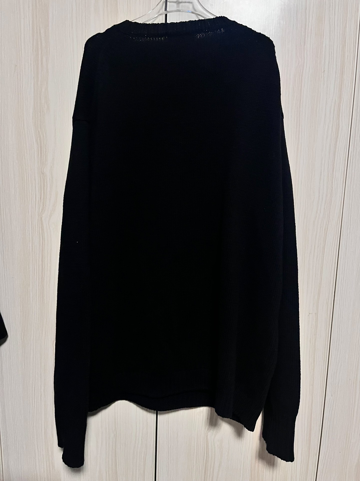 Yohji Yamamoto Graphic Long-Sleeve Sweater — label
