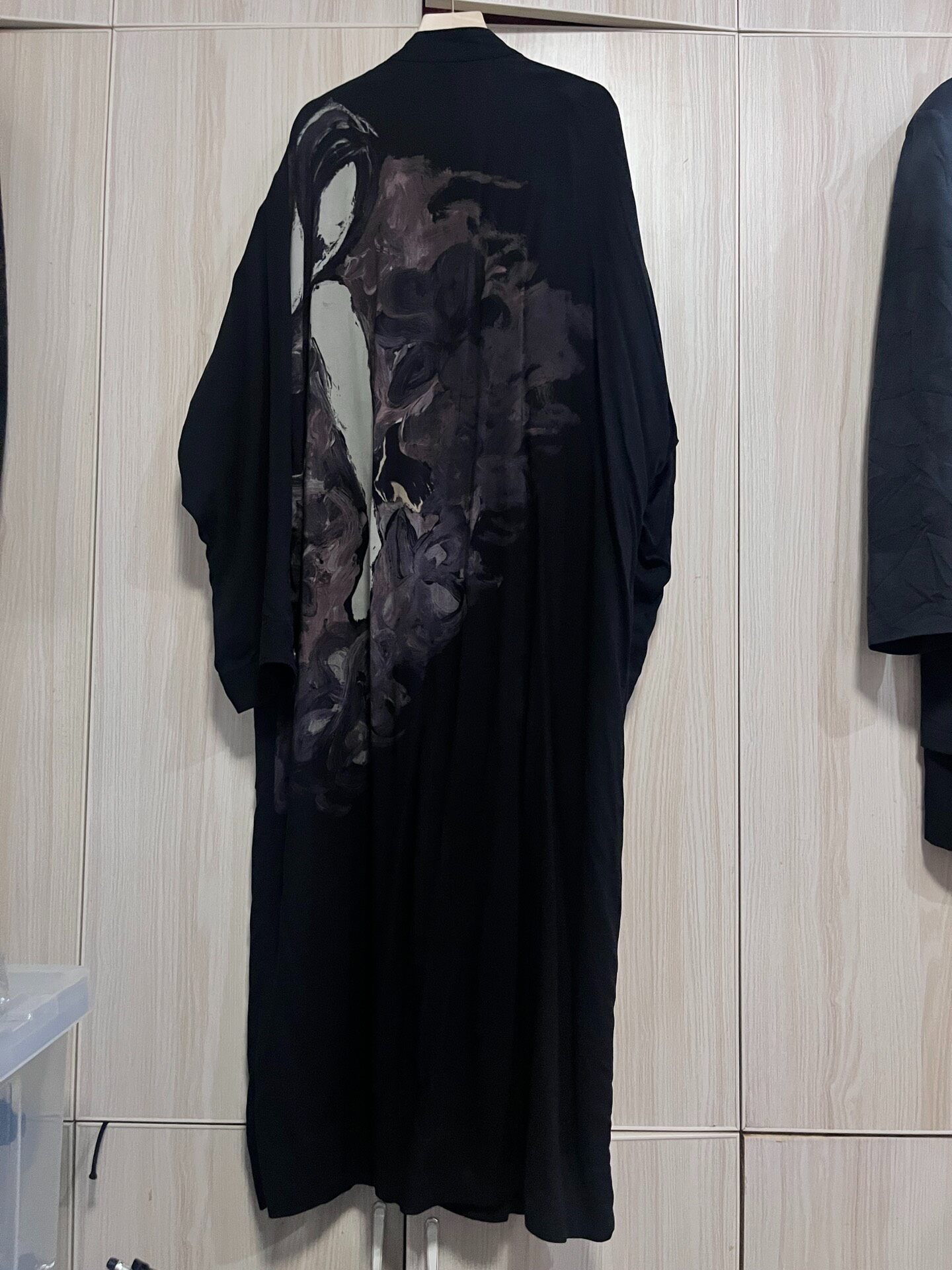 Yohji Yamamoto 18ss Long Black Coat — front