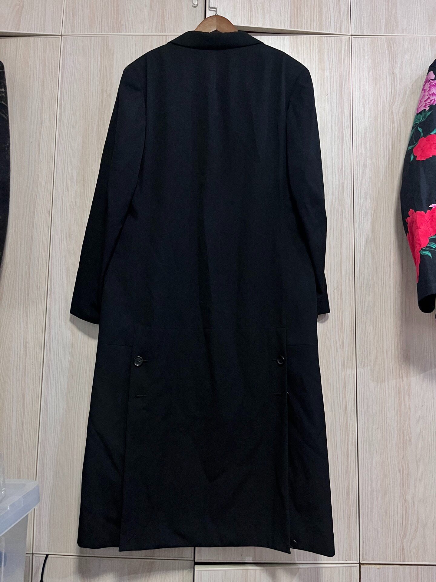 Yohji Yamamoto 25SS Long Wool Coat — front