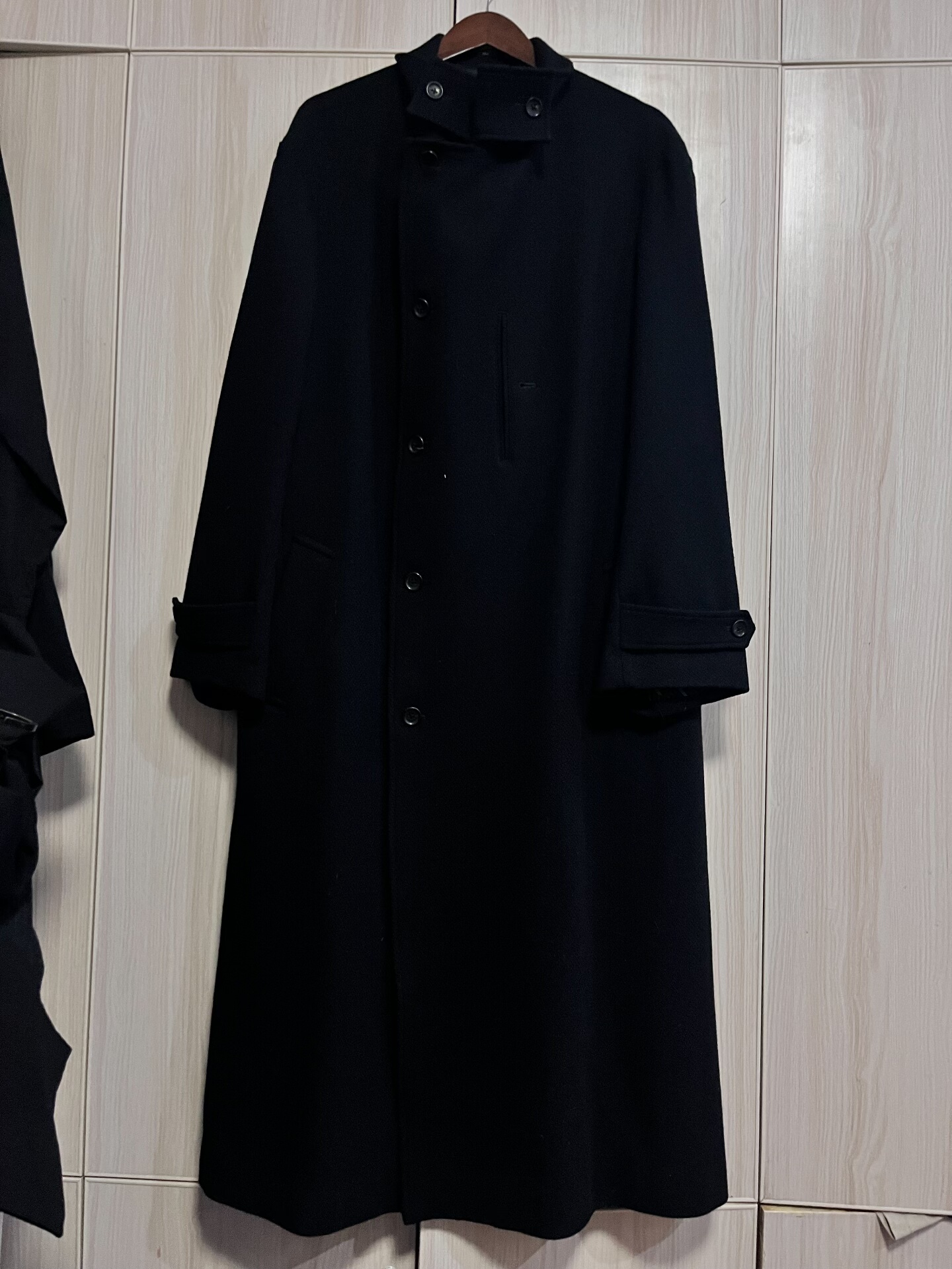 Yohji Yamamoto Black Long Coat