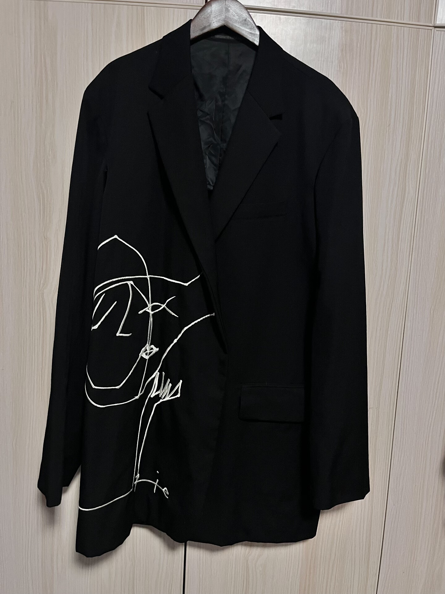 Yohji Yamamoto 16AW Rie Embroidery Blazer