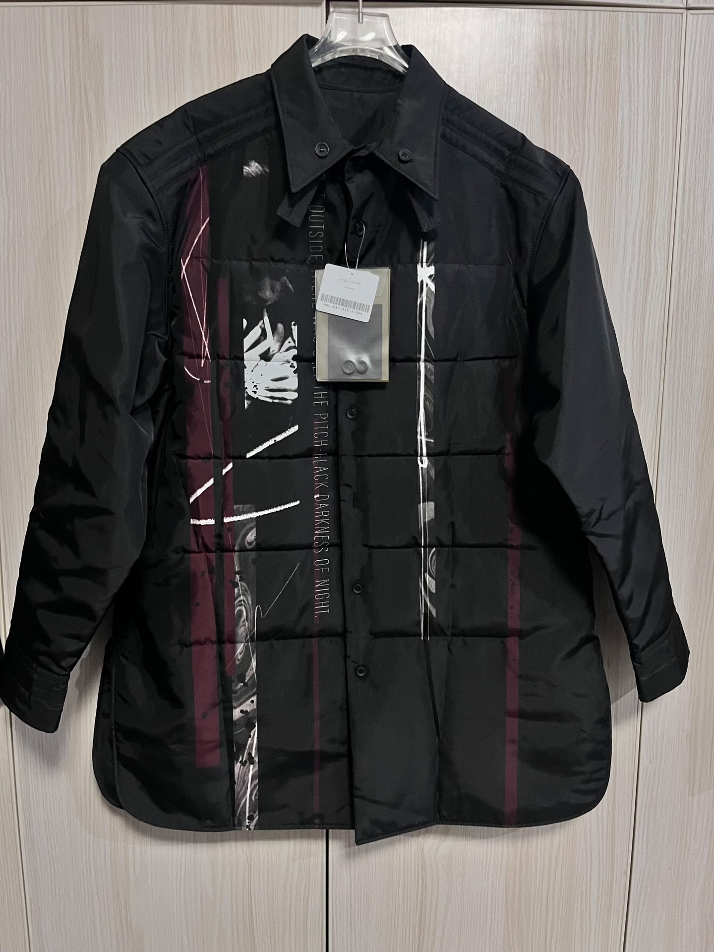 Yohji Yamamoto 25AW Printed Cotton Coat
