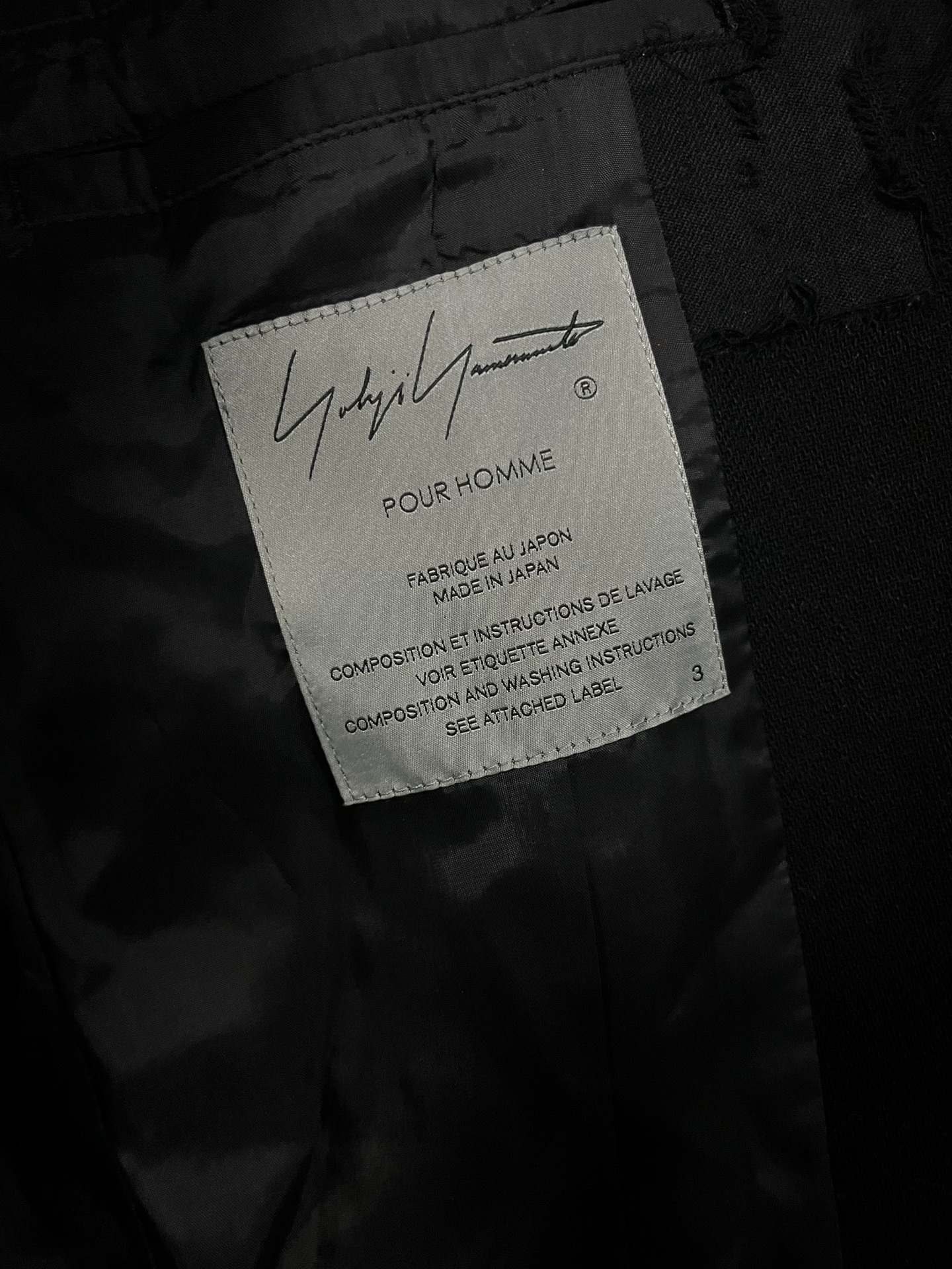 Yohji Yamamoto 22AW Leopard Jacket — back