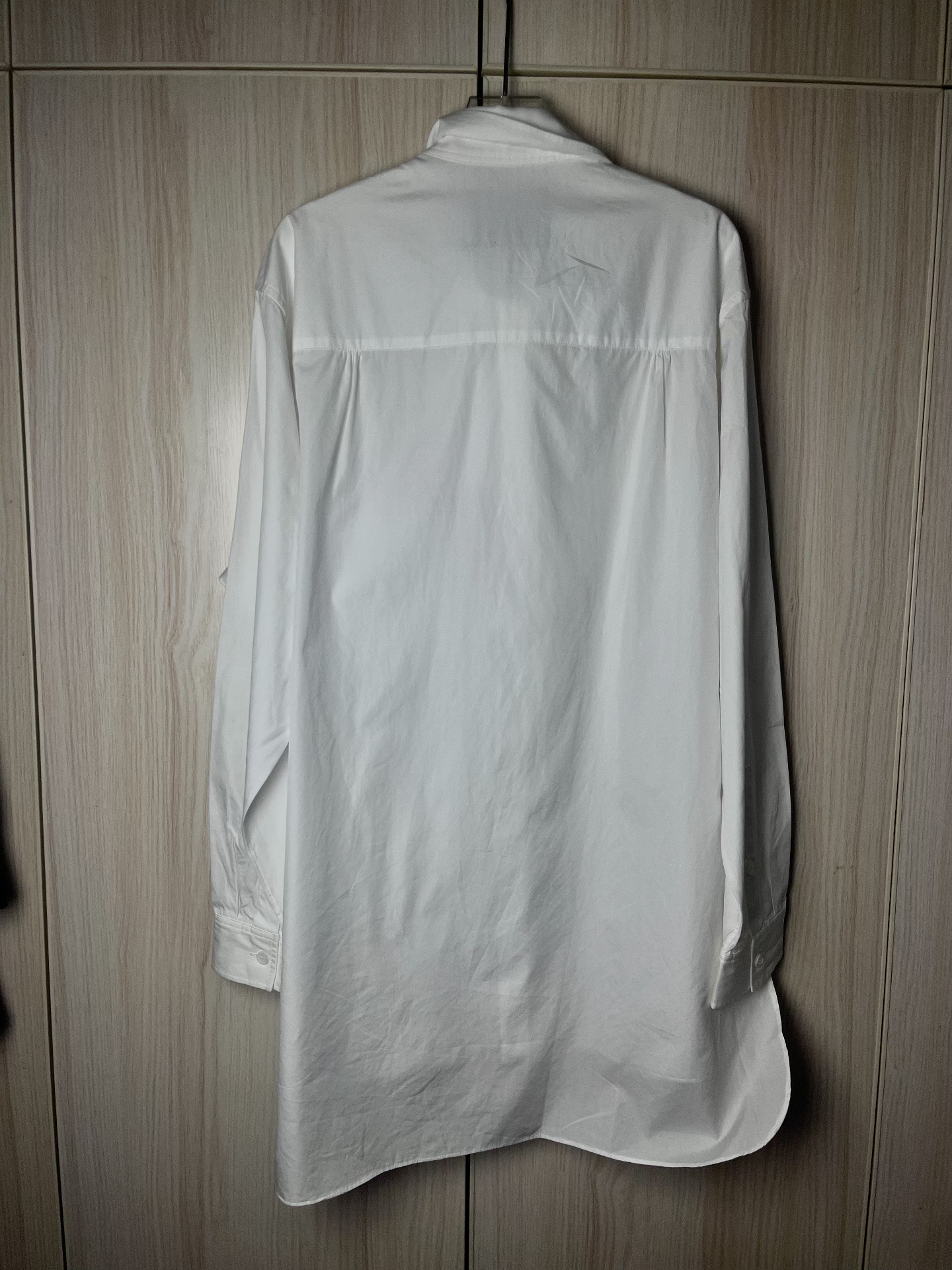 Yohji Yamamoto 22AW Double Scarf Collar Shirt — back