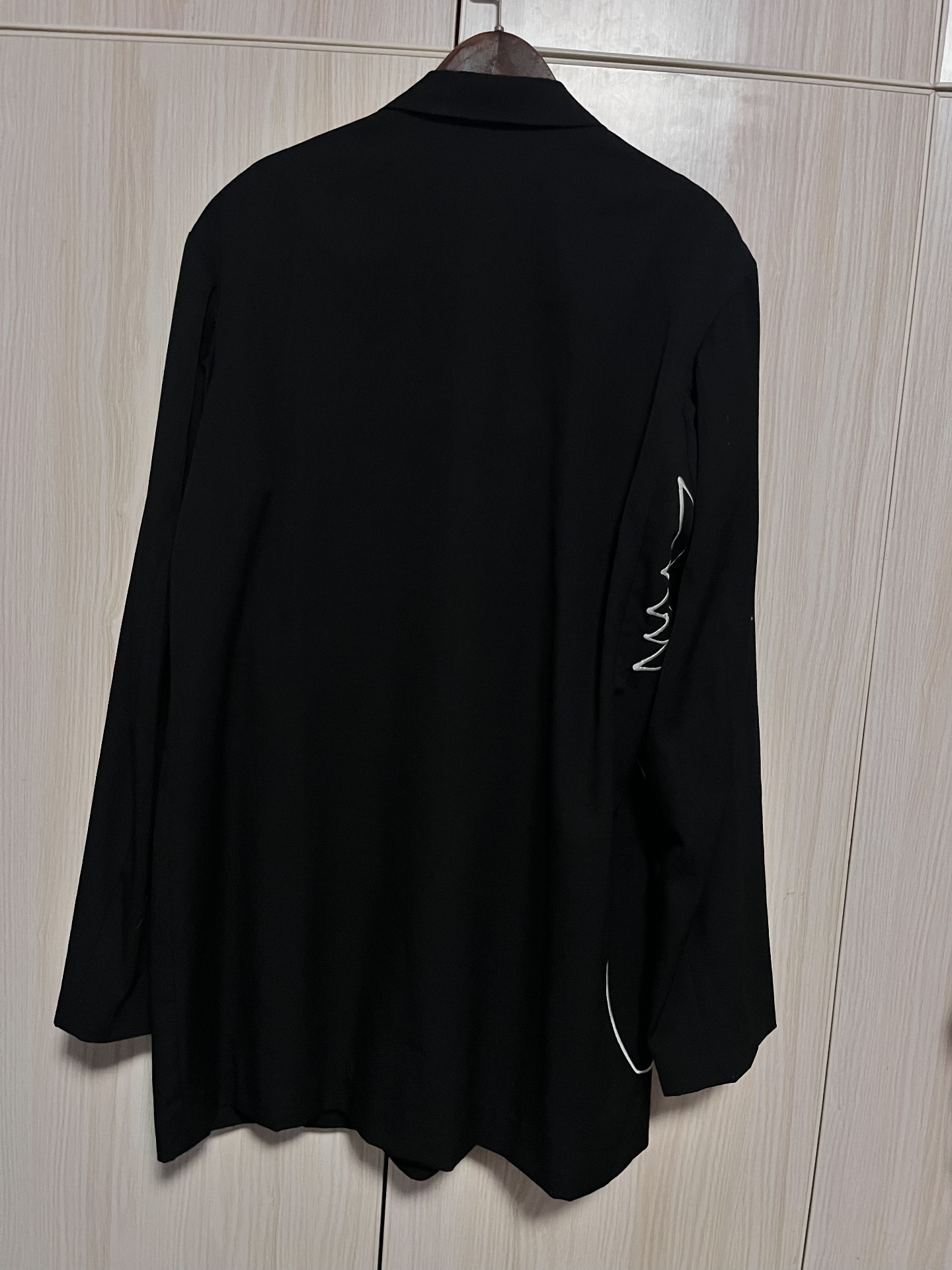 Yohji Yamamoto 16AW Rie Embroidery Blazer — back