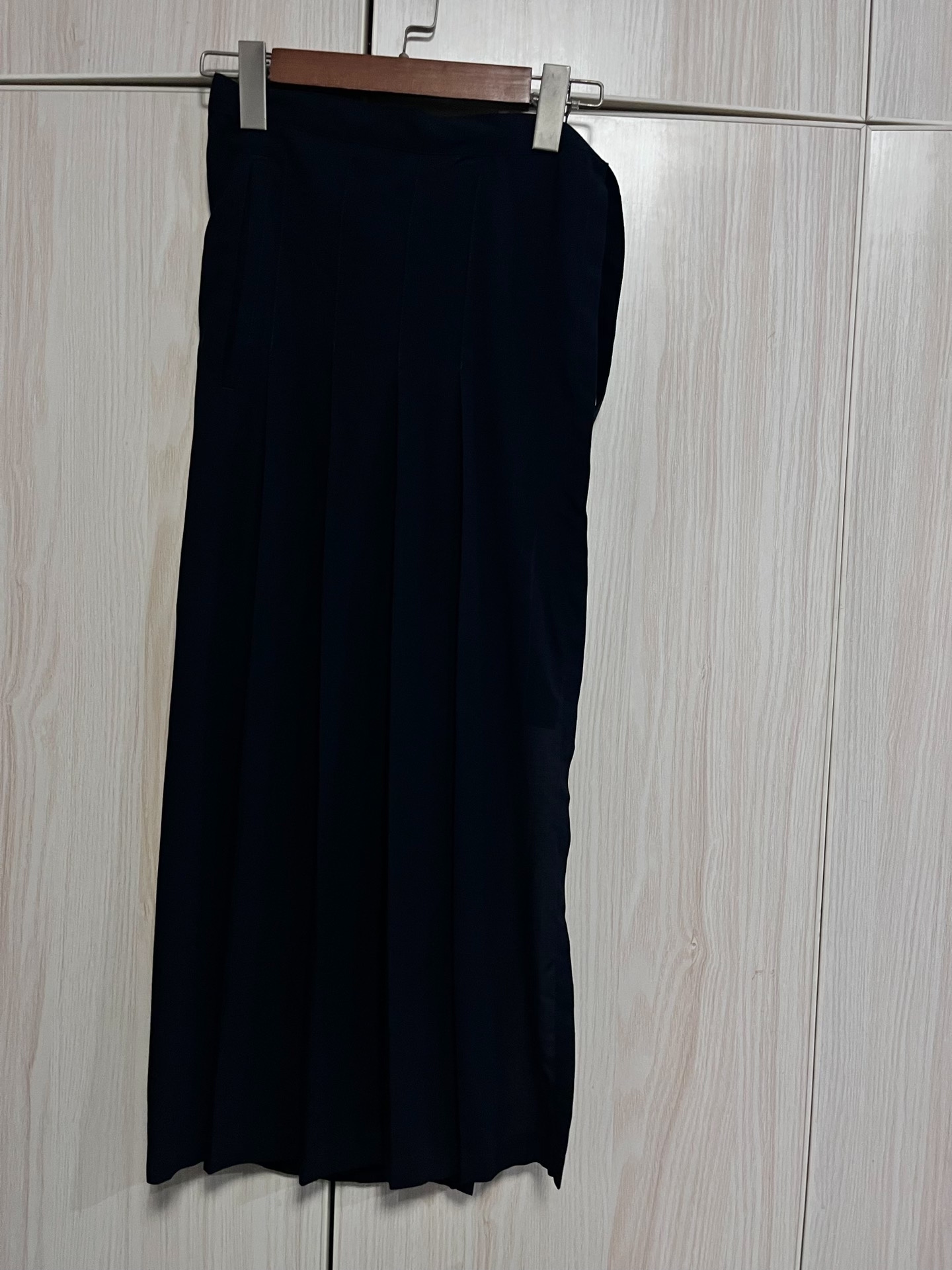 Yohji Yamamoto 23SS Black Pleated Skirt