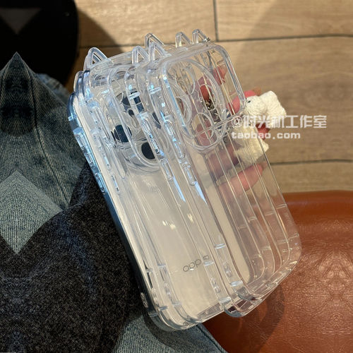 创意立体猫耳朵气囊适用vivoIQOONeo10手机壳neo9/7SE透明6se光面软胶Z5防滑z9turbo可爱卡通女z8xz7新款软壳