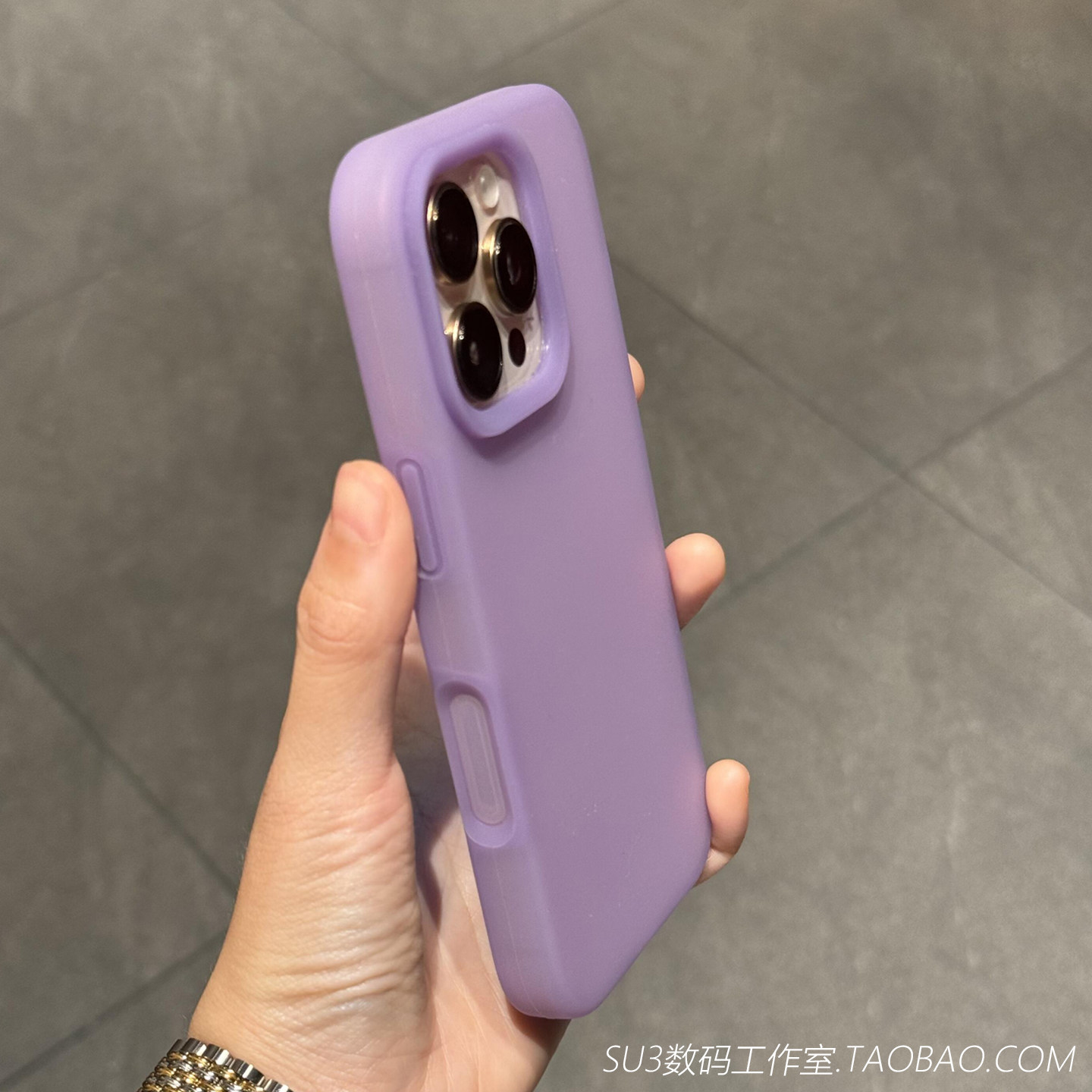 软糯二代果冻液态硅胶适用iPhone15苹果16pro手机壳max耐脏14plus全包边13防摔12不会发黄磨砂半透明雾紫色厚