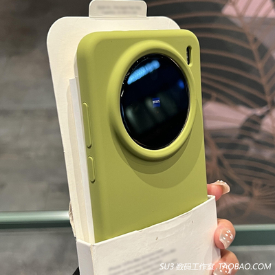 x300橄榄绿不会发黄X300pro适用vivoX300pro手机壳x200s软糯X100液态硅胶x200Ultras耐脏30防摔mini简约女男