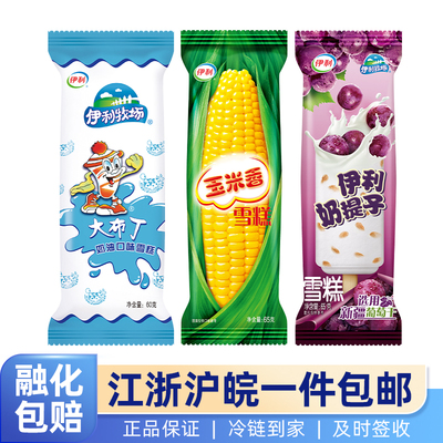 组合系列大布丁奶提子玉米香冰淇淋怀旧雪糕冰激凌奶油口味雪糕
