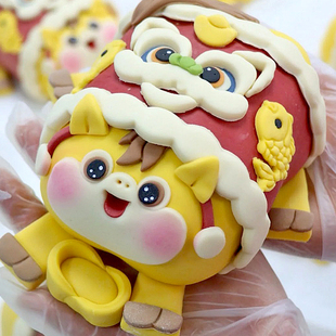 纯手工元宝发财马花糕馒头800g新年花样饽饽送礼山东特产团购福利