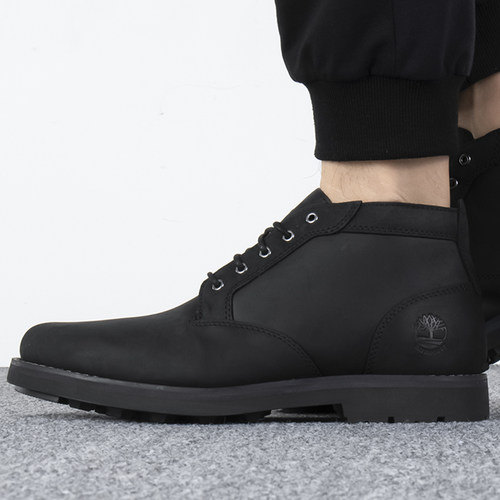 Timberland添柏岚中帮靴男鞋户外休闲鞋商务皮鞋男士靴子A43DC
