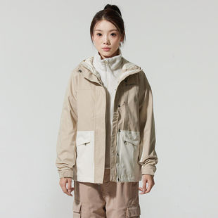 哥伦比亚三合一冲锋衣女秋冬户外保暖抓绒衣胆热能防水外套XR4388