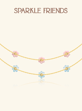 夏日彩色花朵choker时髦度假风