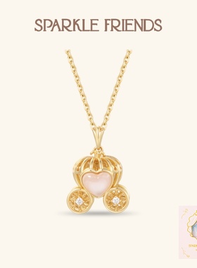 公主的南瓜车项链高级感女生礼物