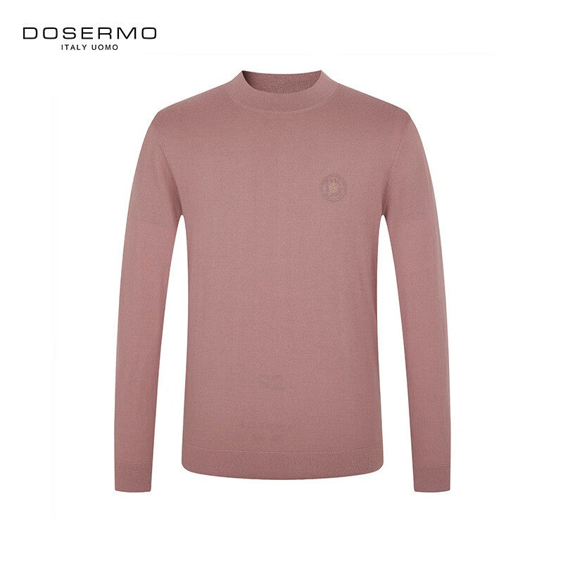 丹西摩（DOSERMO）轻奢男装秋冬时尚烫钻羊毛衫纯色打底衫羊毛衫