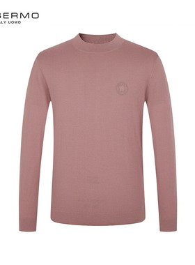 丹西摩（DOSERMO）轻奢男装秋冬时尚烫钻羊毛衫纯色打底衫羊毛衫