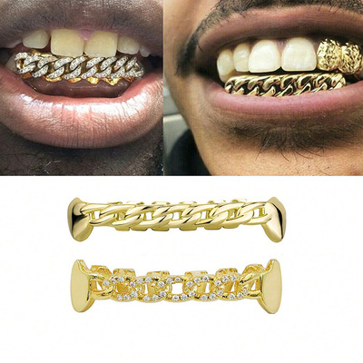 欧美爆款热卖hiphop嘻哈金牙套