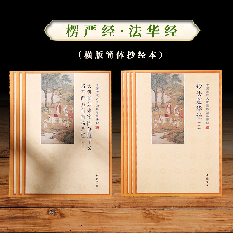 全套手抄本硬笔横排经书临摹