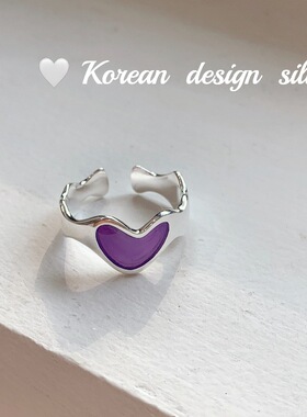 SASA银新款韩国通戒指/指环