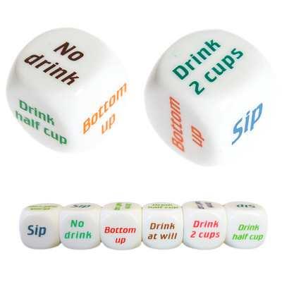 1PC drinking wine Mora English dice games gambling adult