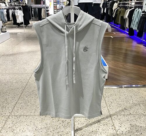 Under Armour 安德玛库里Curry 连帽透气运动篮球背心6009769-069