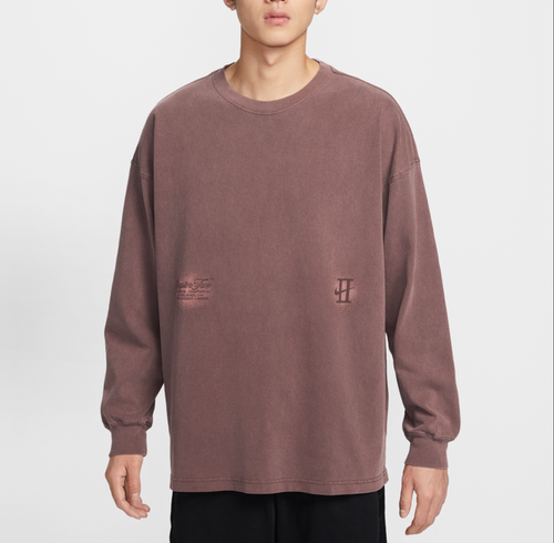Nike 布克Book 2 FW25 圆领套头简约长袖T恤IH5086-502