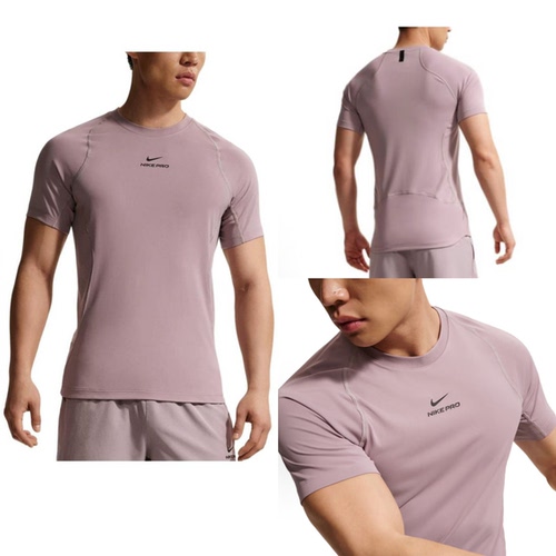Nike Pro DRI-FIT 耐克圆领透气训练针织短袖速干T恤HV0410-226