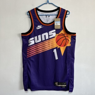 Nike NBA SW 22-23赛季 太阳队 布克透气篮球背心紫色DO9452-506