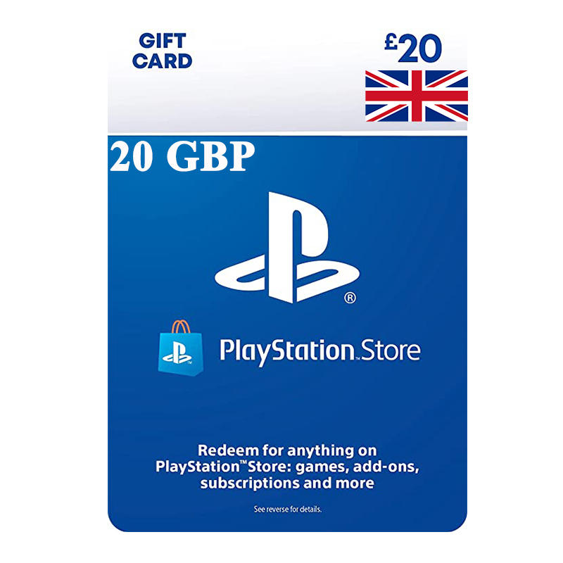 欧洲英服PSN钱包充值点卡20英镑 GBP20 Card(UK) PS5 PS4 PSV PS3 电玩/配件/游戏/攻略 PSN 原图主图