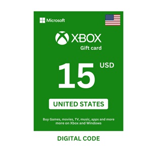 $15 Xbox Gift Card 美服微软Xbox礼品卡15美元 Windows PC CDKey