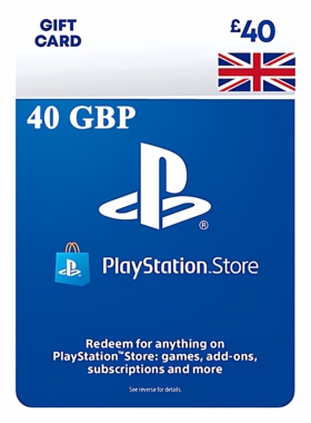 GBP 40 PlayStation Network Card UK 英服PSN充值卡40磅PS5/PS4