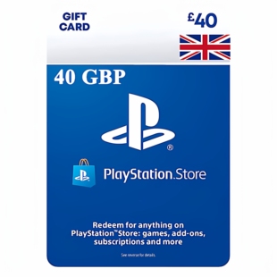GBP 40 PlayStation Network Card UK 英服PSN充值卡40磅PS5/PS4