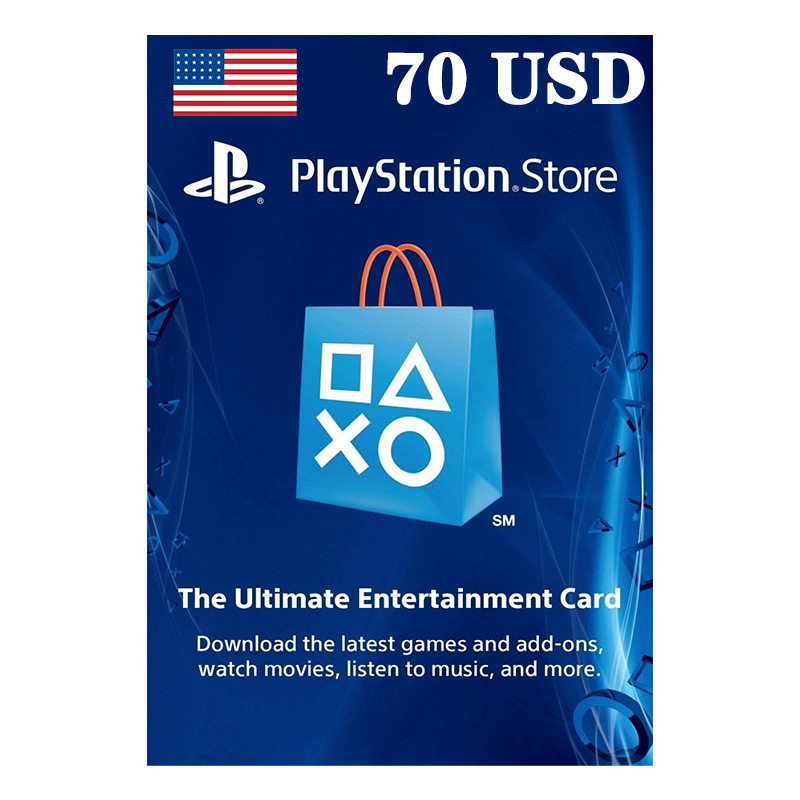 PlayStationStore充值点卡70USD