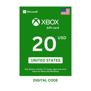 Microsoft Xbox Gift Card $20 Series S|X 美服Windows数字卡密